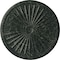 Ekena Millwork Leandros Medallion (Canopies up to 5"), 33 1/8"OD x 3 1/2"ID x 1 3/8"P, Painted Turtle Crackle CM33LEPTC - alternate 1